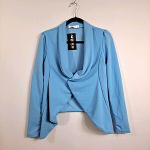Doublju ladies waterfall front jacket NWT